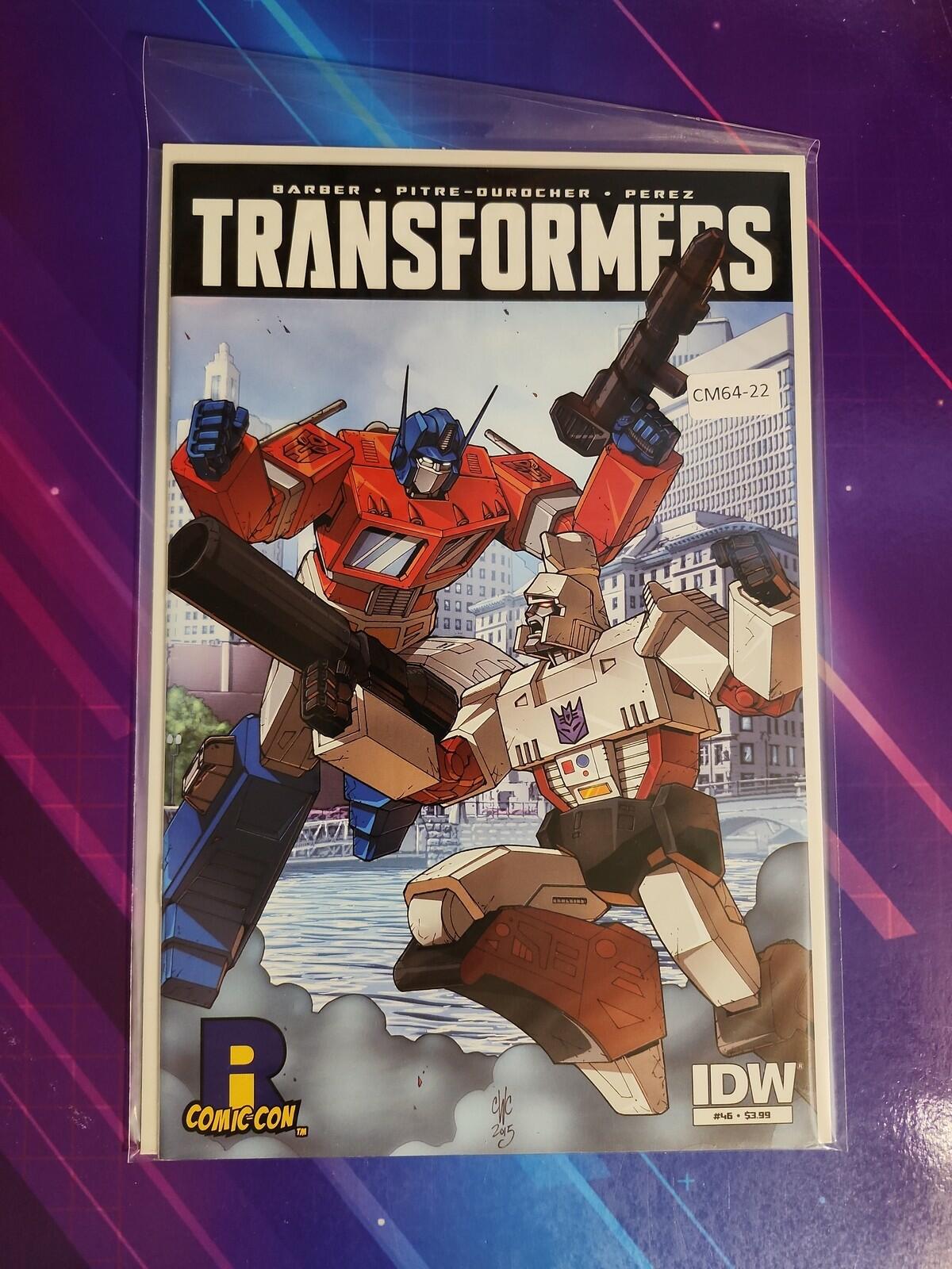 TRANSFORMERS #46RICC VOL. 4 HIGH GRADE VARIANT IDW PUBLISHING COMIC BOOK CM64-22