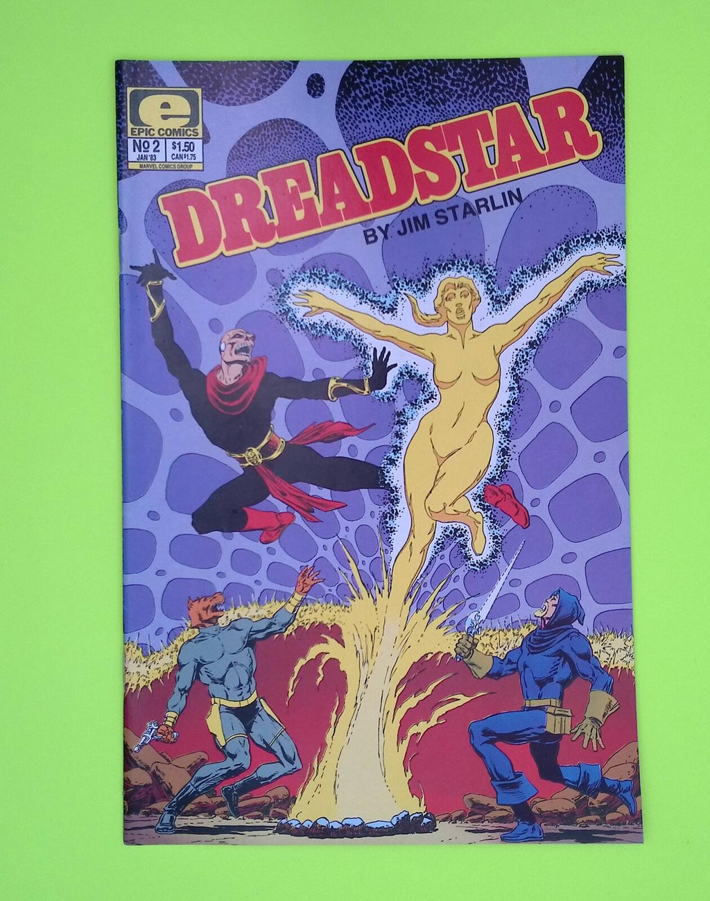 Dreadstar #2 Vol. 1 1983 Epic Comics 1st App Mid Grade Comic Book A36-30