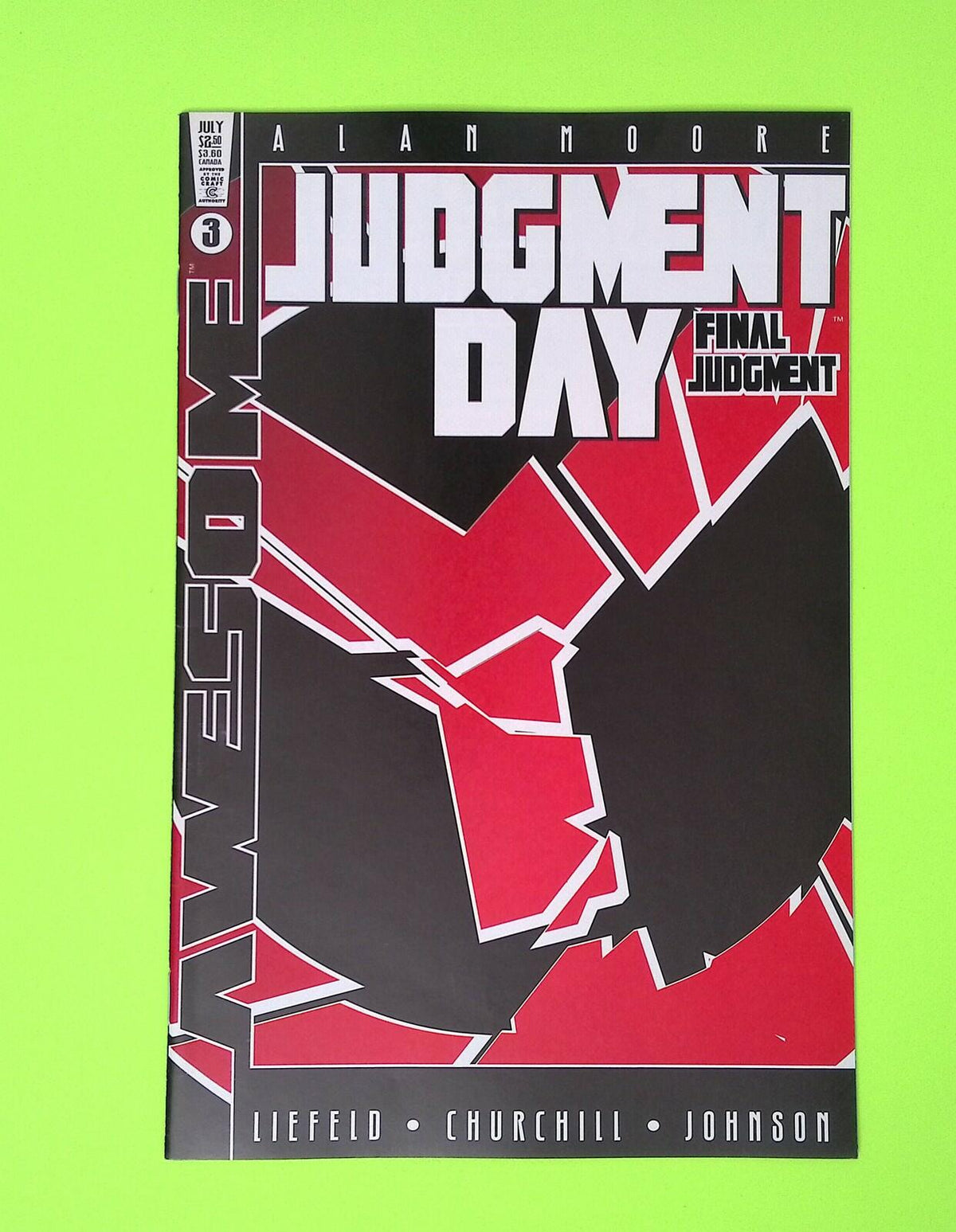 Judgment Day #3 1997 Awesome Entertainment 8.0 Comic Book W139-118