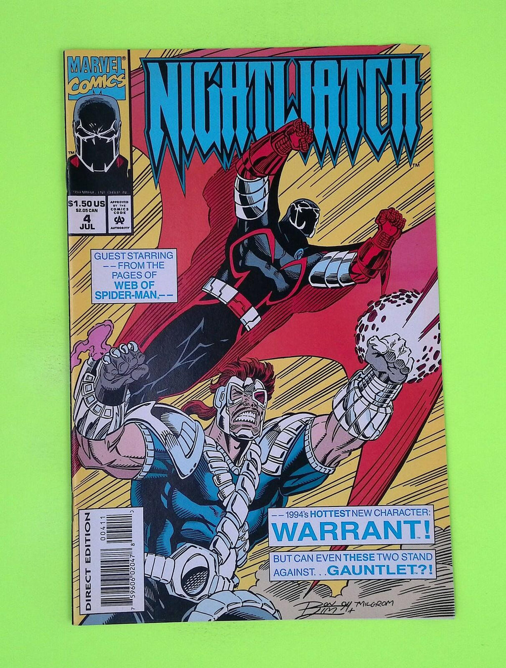 Nightwatch #4 1994 Marvel Comics High Grade Comic Book G83-132