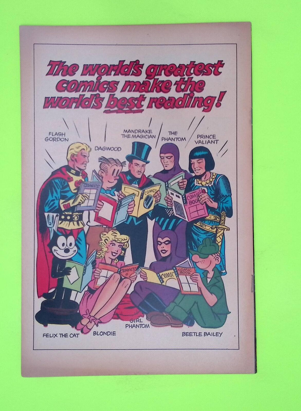 King Reading Library #6 King Features Comics 7.0 (phantom) Comic Book K72-63