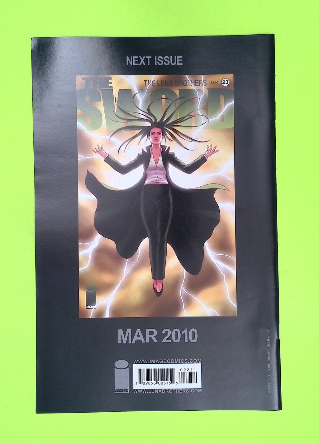 The Sword #22 2010 Image Comics 8.0 Comic Book L80-281
