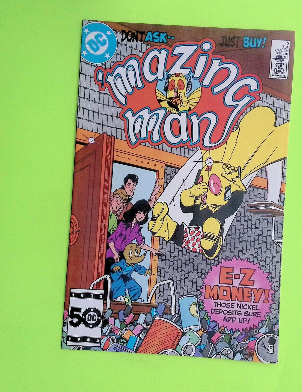 'Mazing Man #2 1986 DC Comics 8.0 Comic Book V66-110