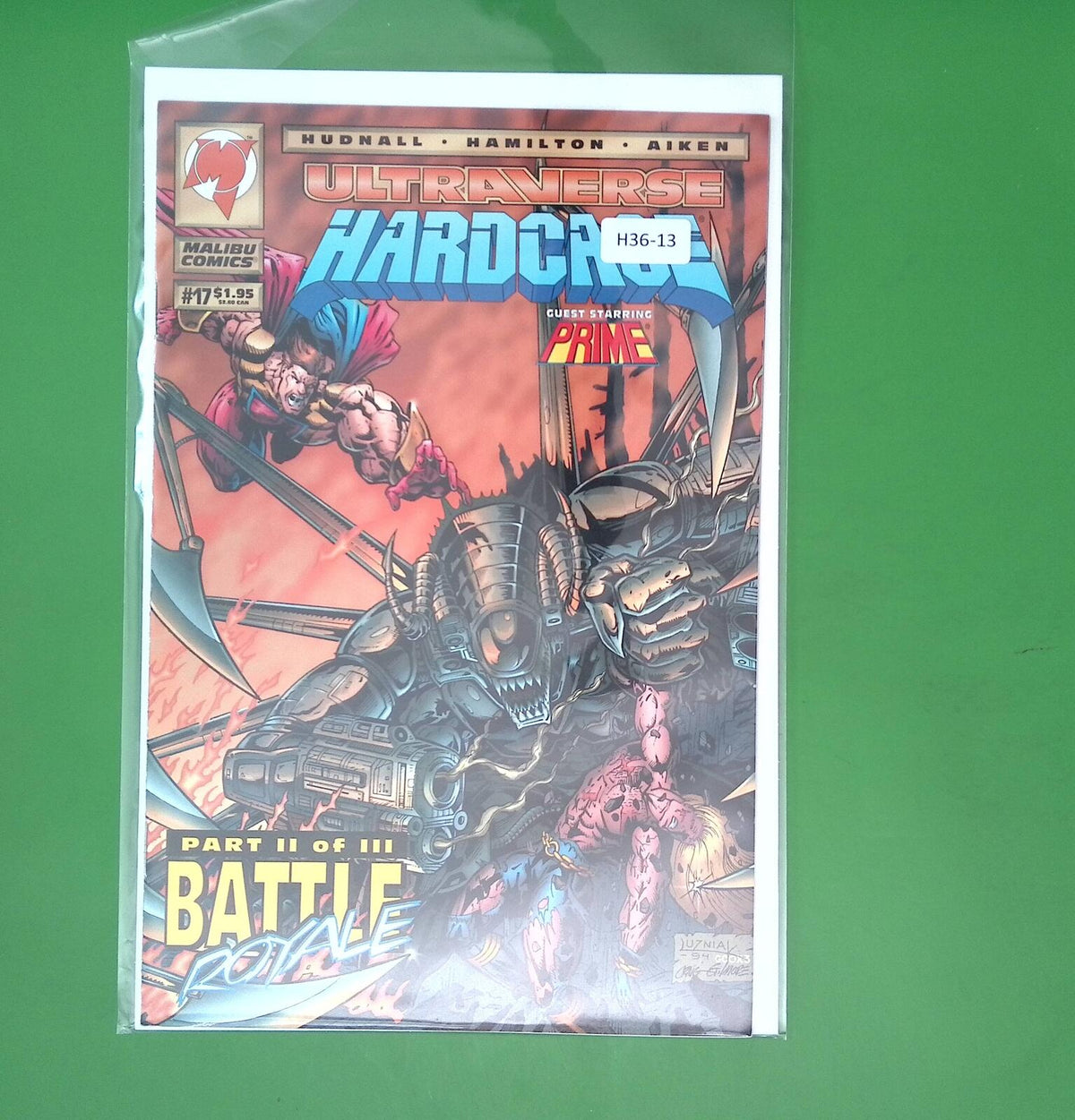 HARDCASE #17 8.0 MALIBU COMIC BOOK H36-13