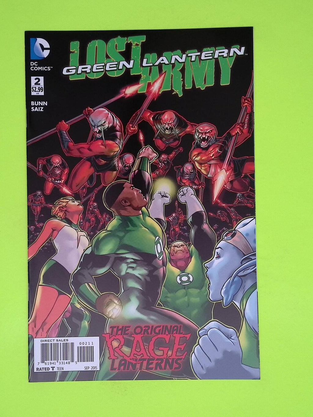 Green Lantern Lost Army #2 2015 DC Comics High Grade Comic Book K55-165
