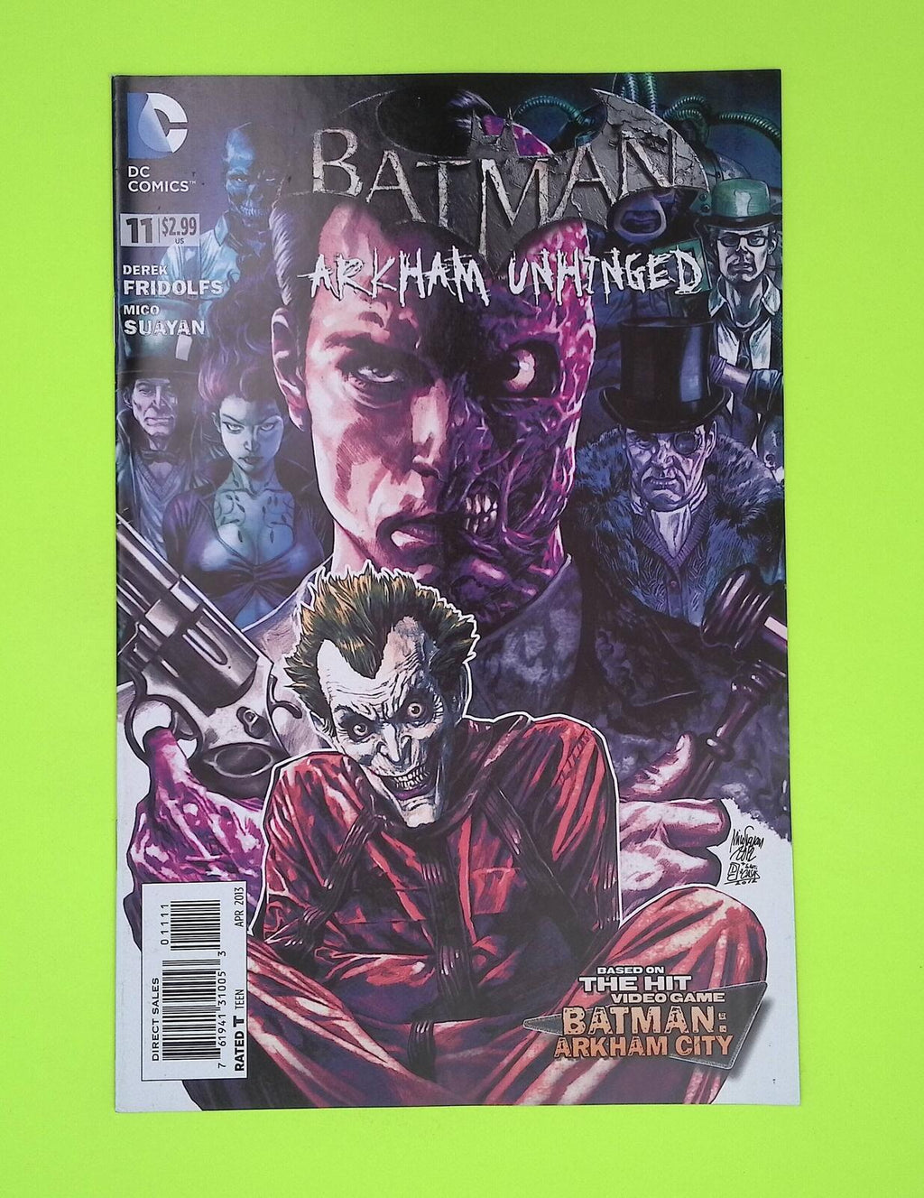 Batman Arkham Unhinged #11 2013 DC Comics Mid Grade Comic Book L75-311