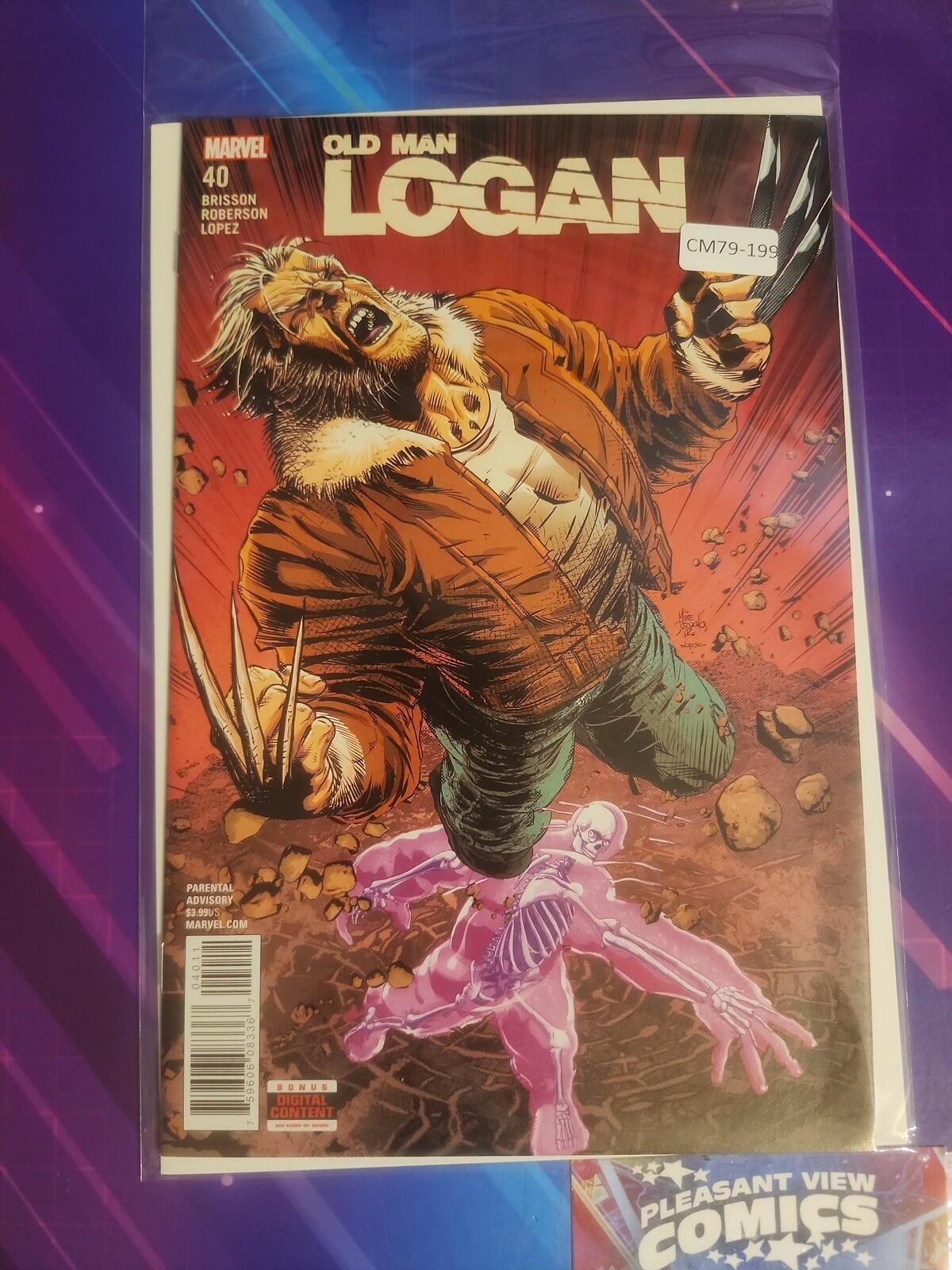 OLD MAN LOGAN #40 VOL. 2 HIGH GRADE MARVEL COMIC BOOK CM79-199