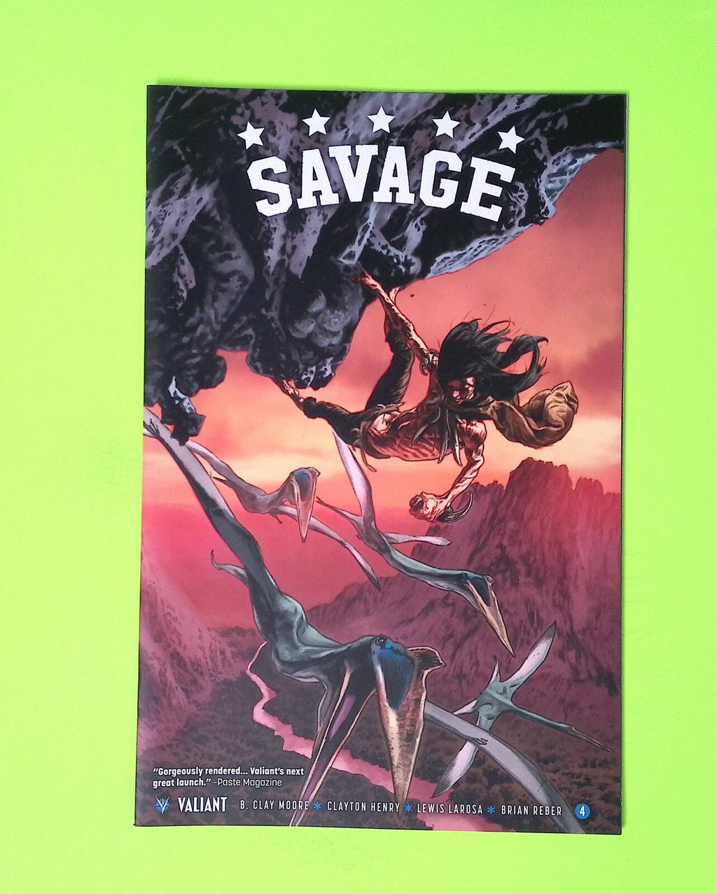 Savage #4 2017 Valiant Entertainment High Grade Comic Book Q61-42