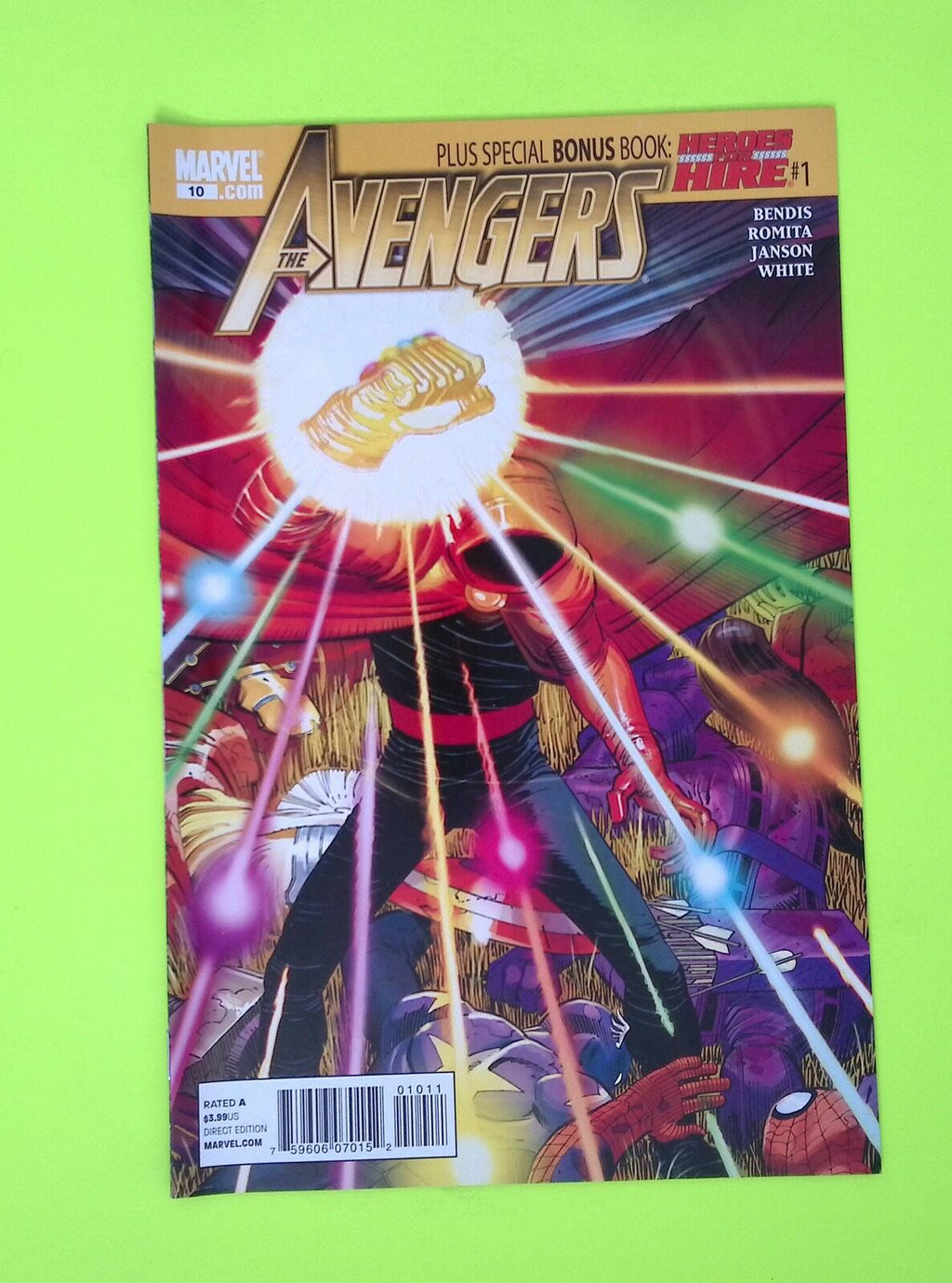 Avengers #10 Vol. 4 2011 Marvel Comics High Grade Comic Book W9-68