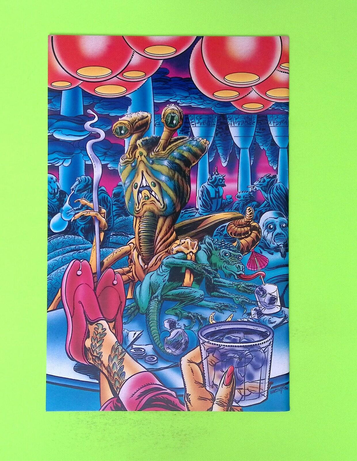 Alien Fire #1 Kitchen Sink Comix 8.0 Comic Book X154-123
