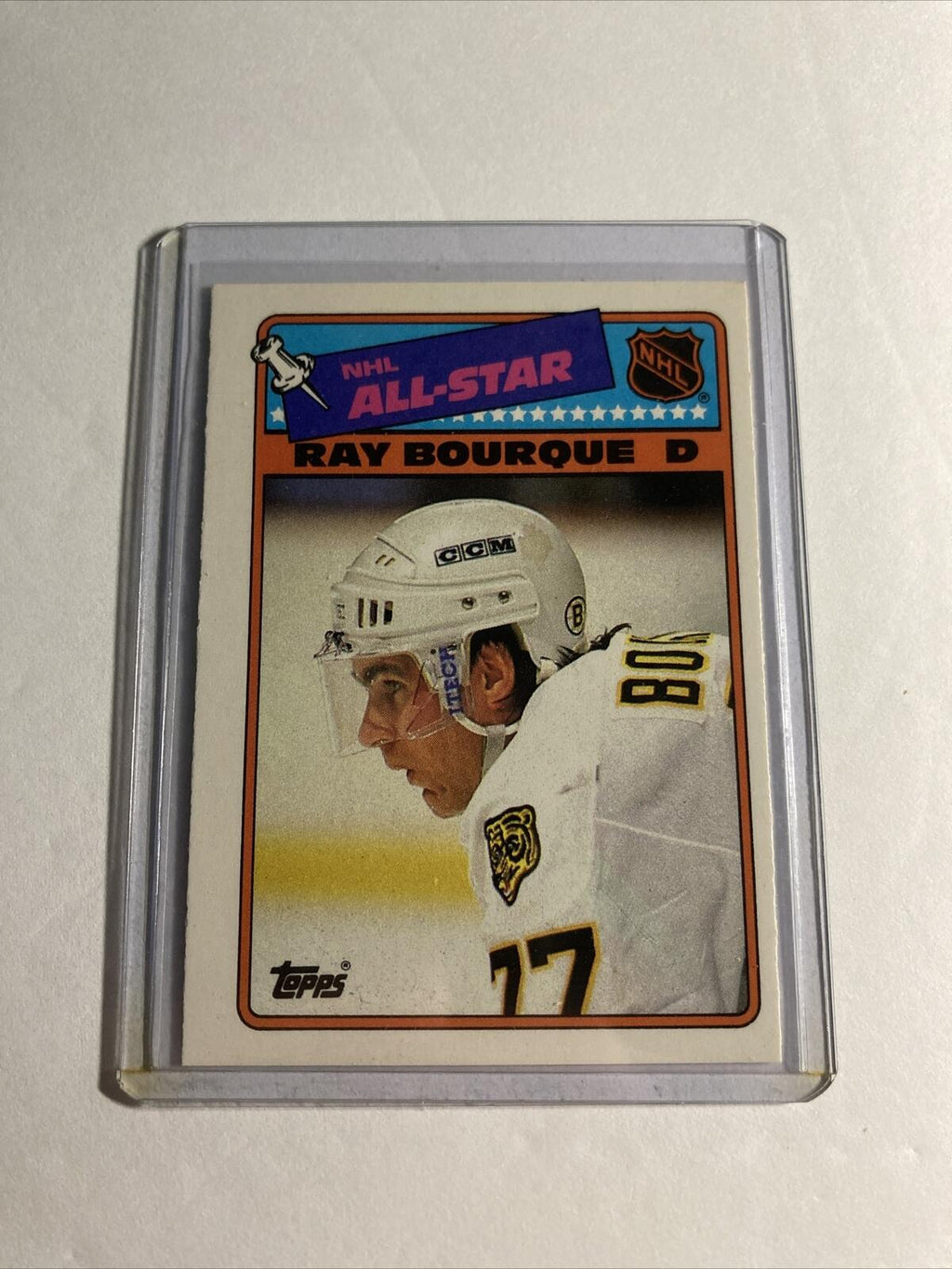 Ray Bourque NHL ALL-STAR TOPPS 1988 CARD T4-336