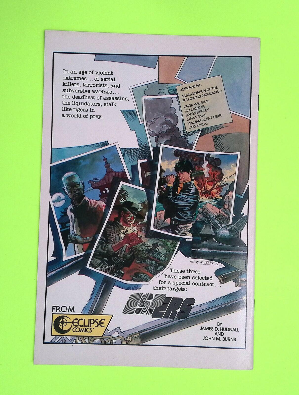 Fusion #2 1987 Eclipse Comics 8.0 Comic Book J49-50