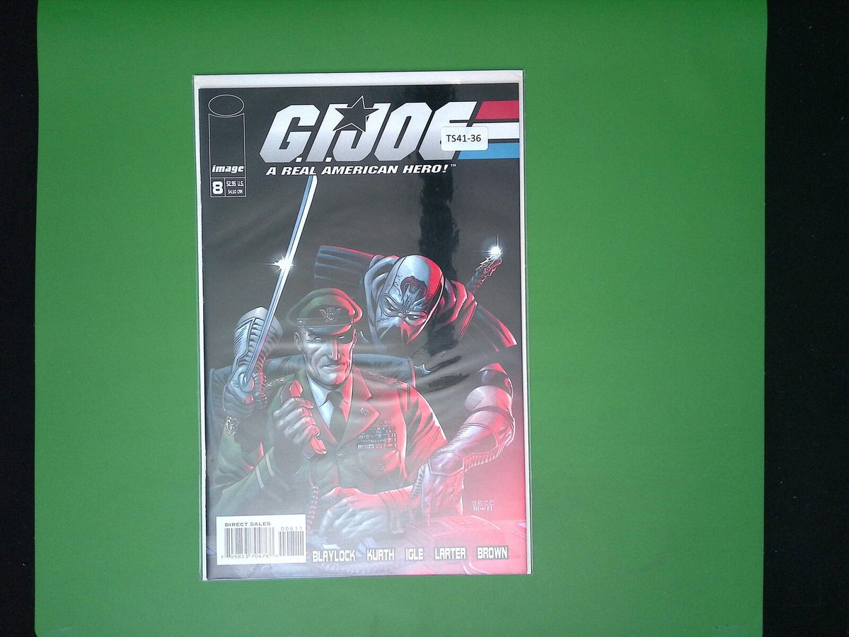 G.I. JOE #8 VOL. 2 HIGH GRADE IMAGE COMIC BOOK TS41-36