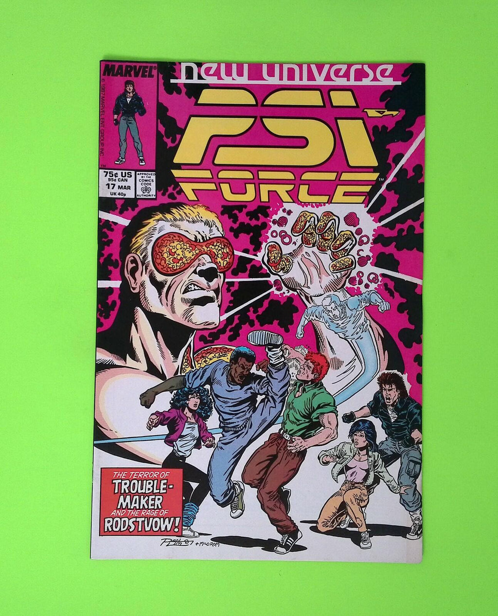Psi-Force #17 1988 Marvel Comics High Grade Comic Book B107-66