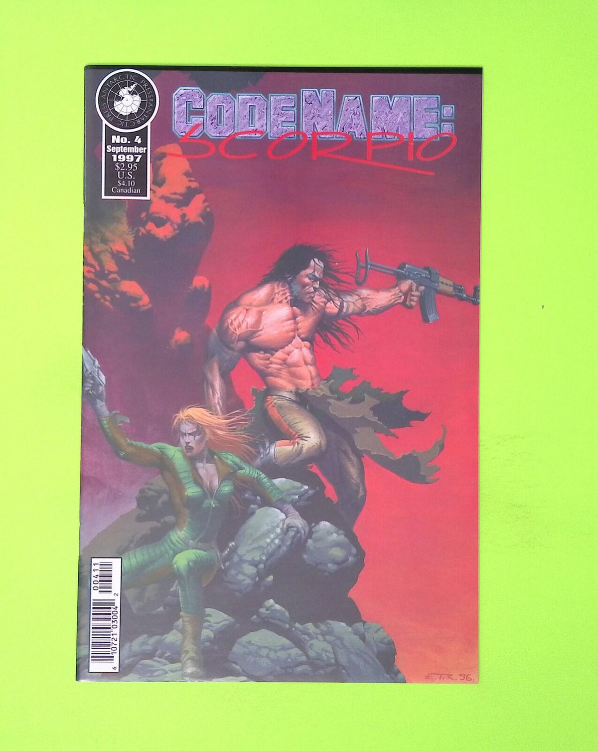 CodeName Scorpio #4 1997 Antarctic Press High Grade Comic Book Q24-69