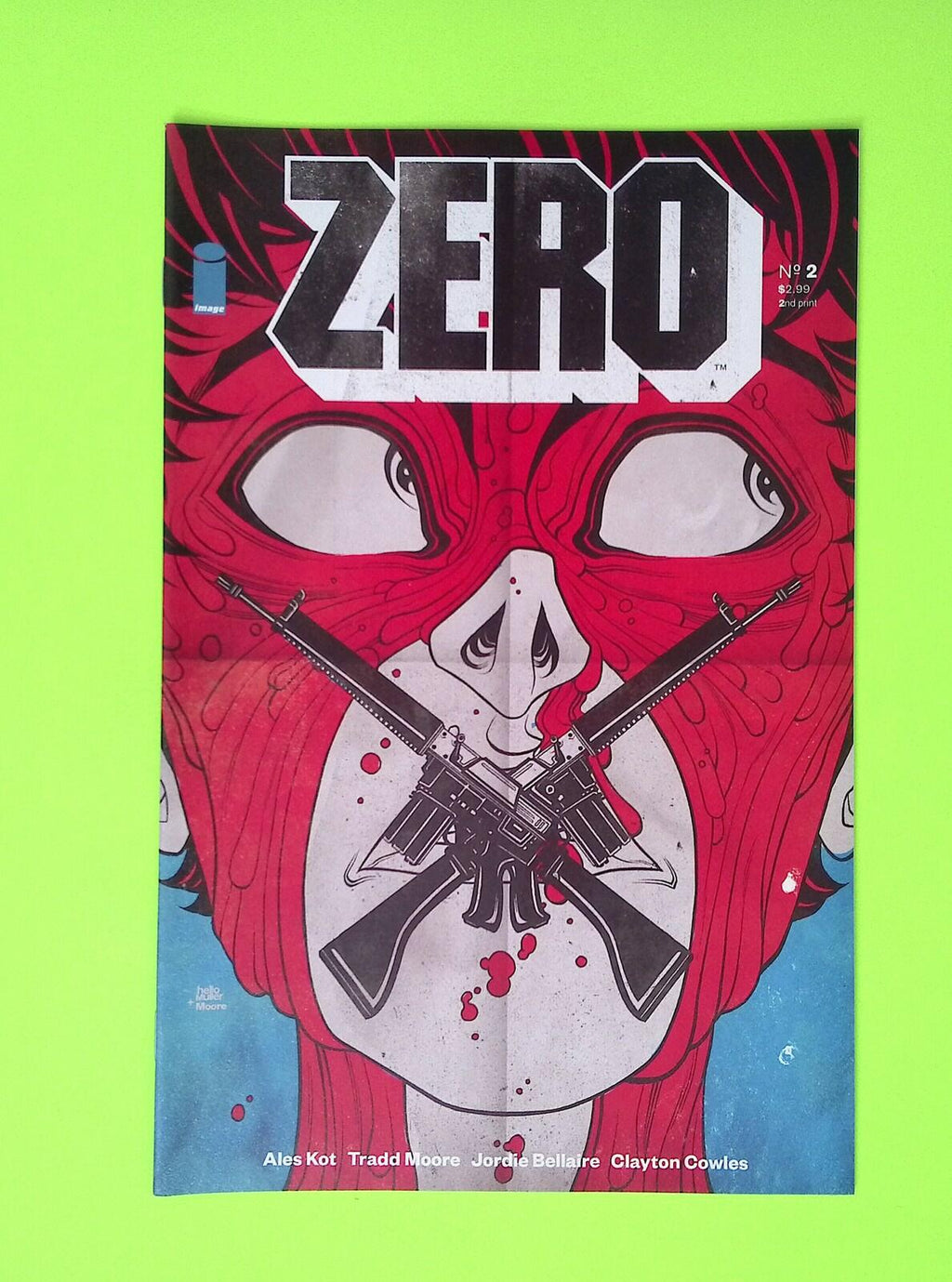 Zero #2-2nd print Image Comics Variant High Grade Comic Book W232-204
