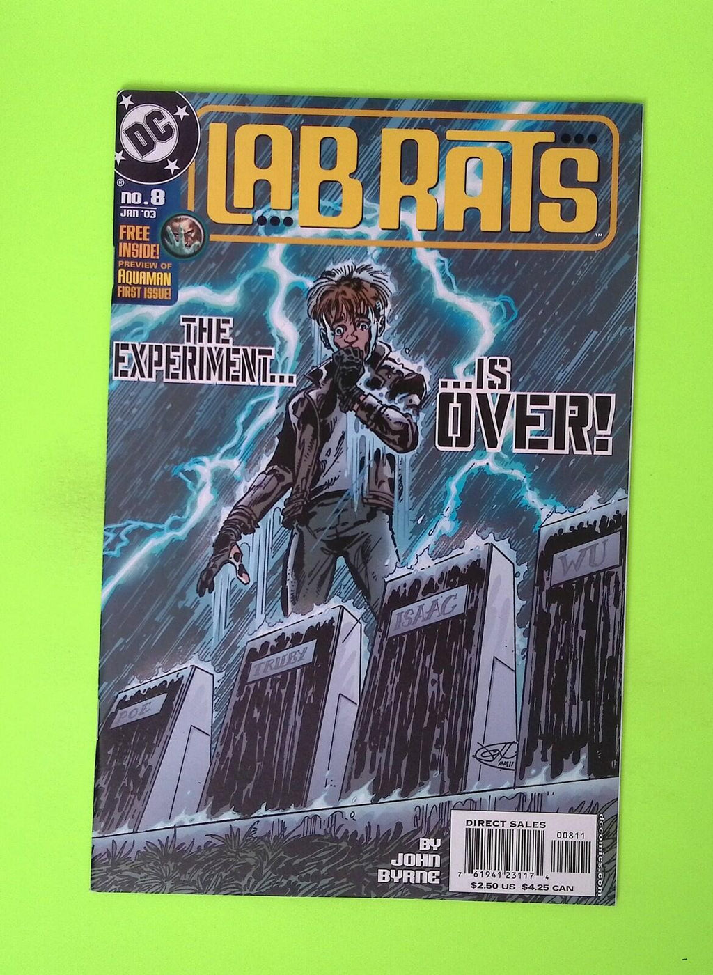 Lab Rats #8 2003 DC Comics High Grade Comic Book X2-120