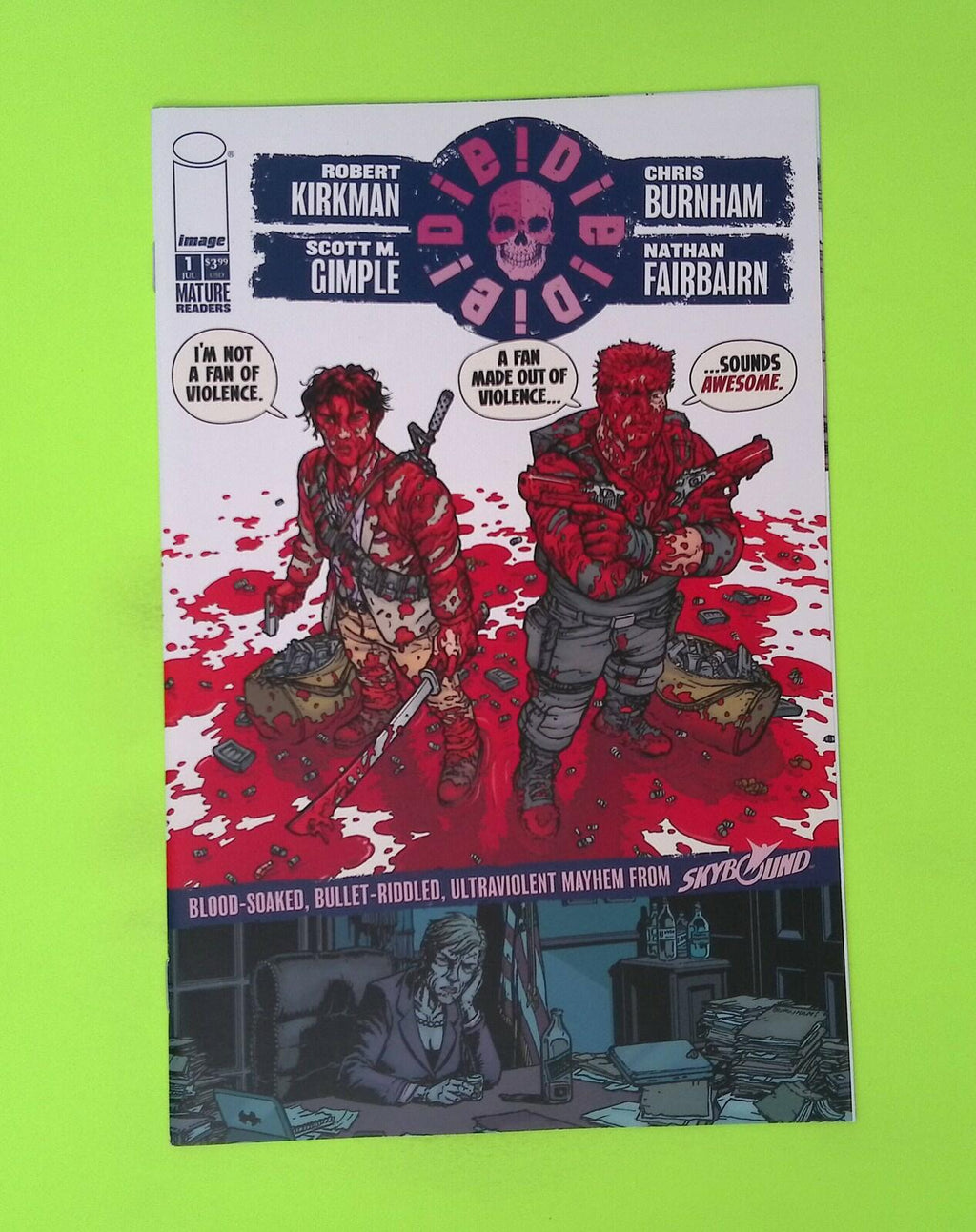 Die! Die! Die! #1b 2018 Image Comics Variant High Grade Comic Book W161-75