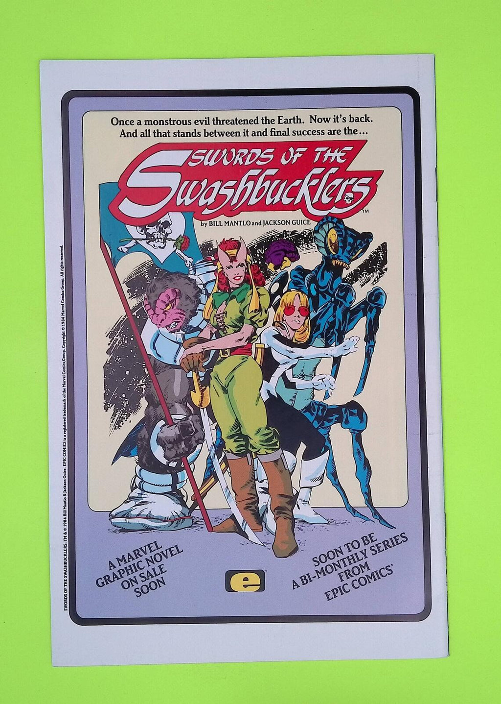 Void Indigo #2 1985 Epic Comics 1st App High Grade Comic Book A54-89
