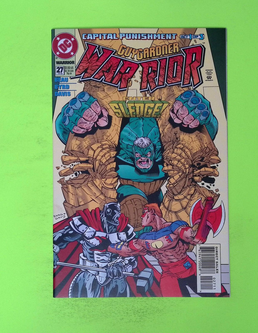 Guy Gardner Warrior #27 1995 DC Comics High Grade Comic Book X158-101