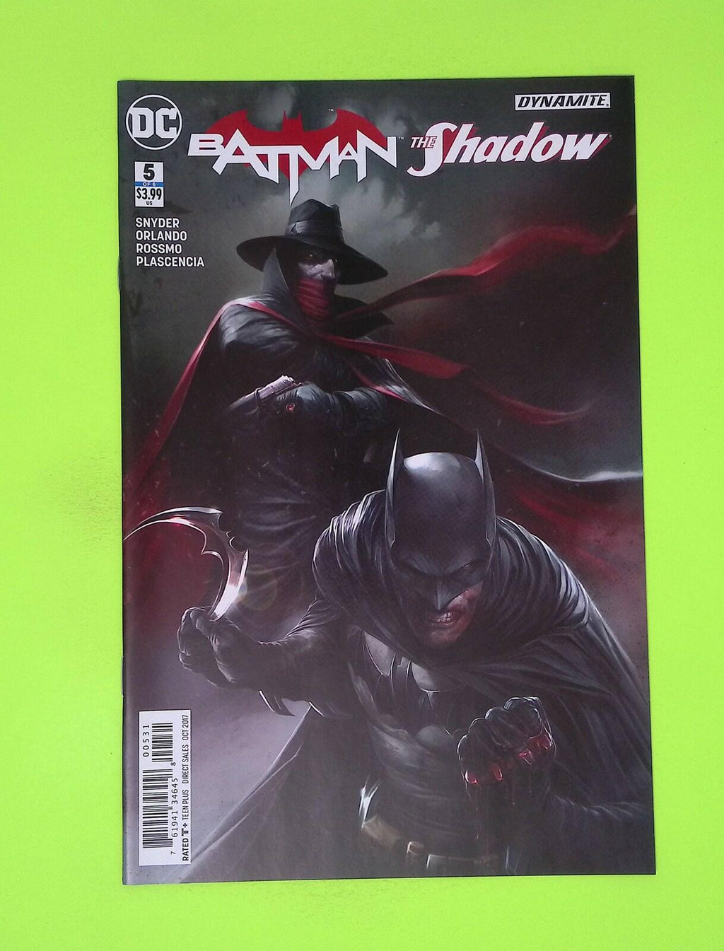 Batman / The Shadow #5c 2017 DC Comics Variant High Grade Comic Book W23-281