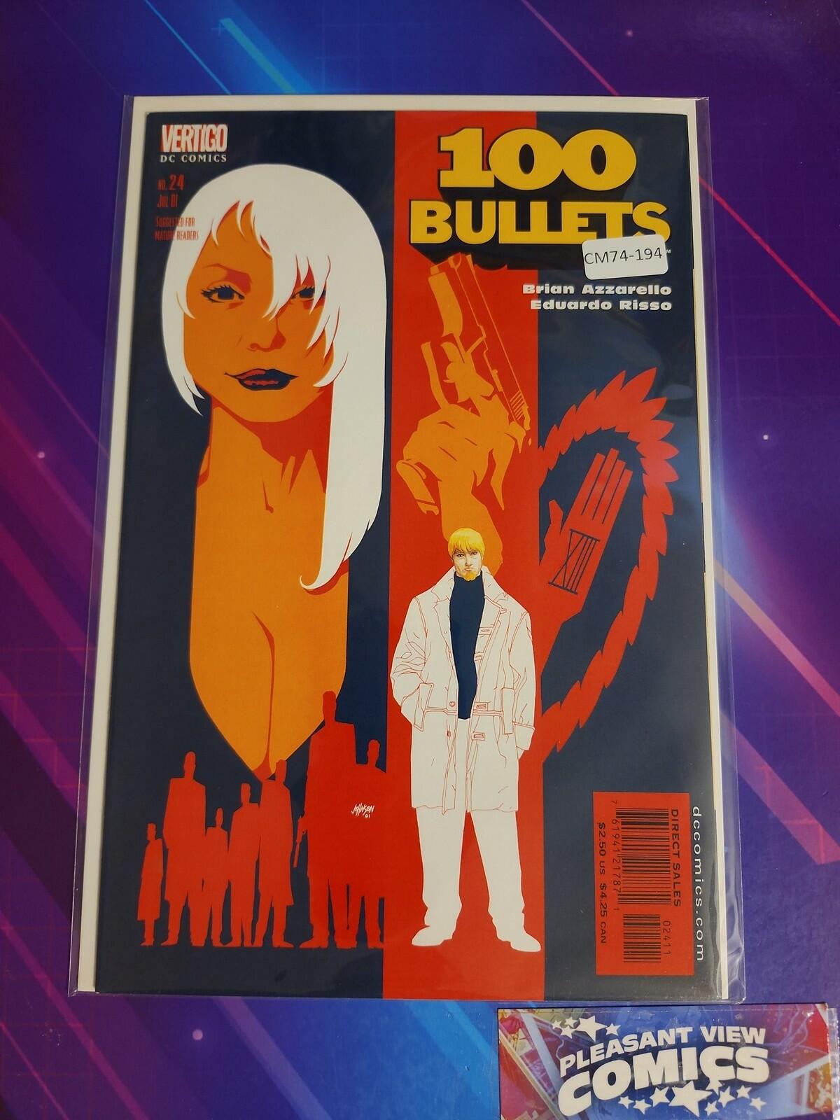 100 BULLETS #24 HIGH GRADE VERTIGO COMIC BOOK CM74-194