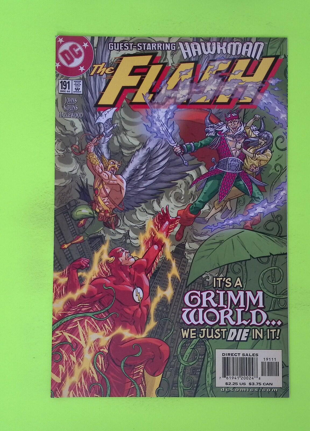 Flash #191 Vol. 2 2002 DC Comics High Grade Comic Book W49-39