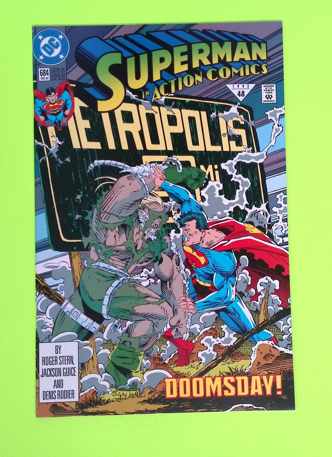Action Comics #684 Vol. 1 1992 DC Comics 8.0 Comic Book M91-5