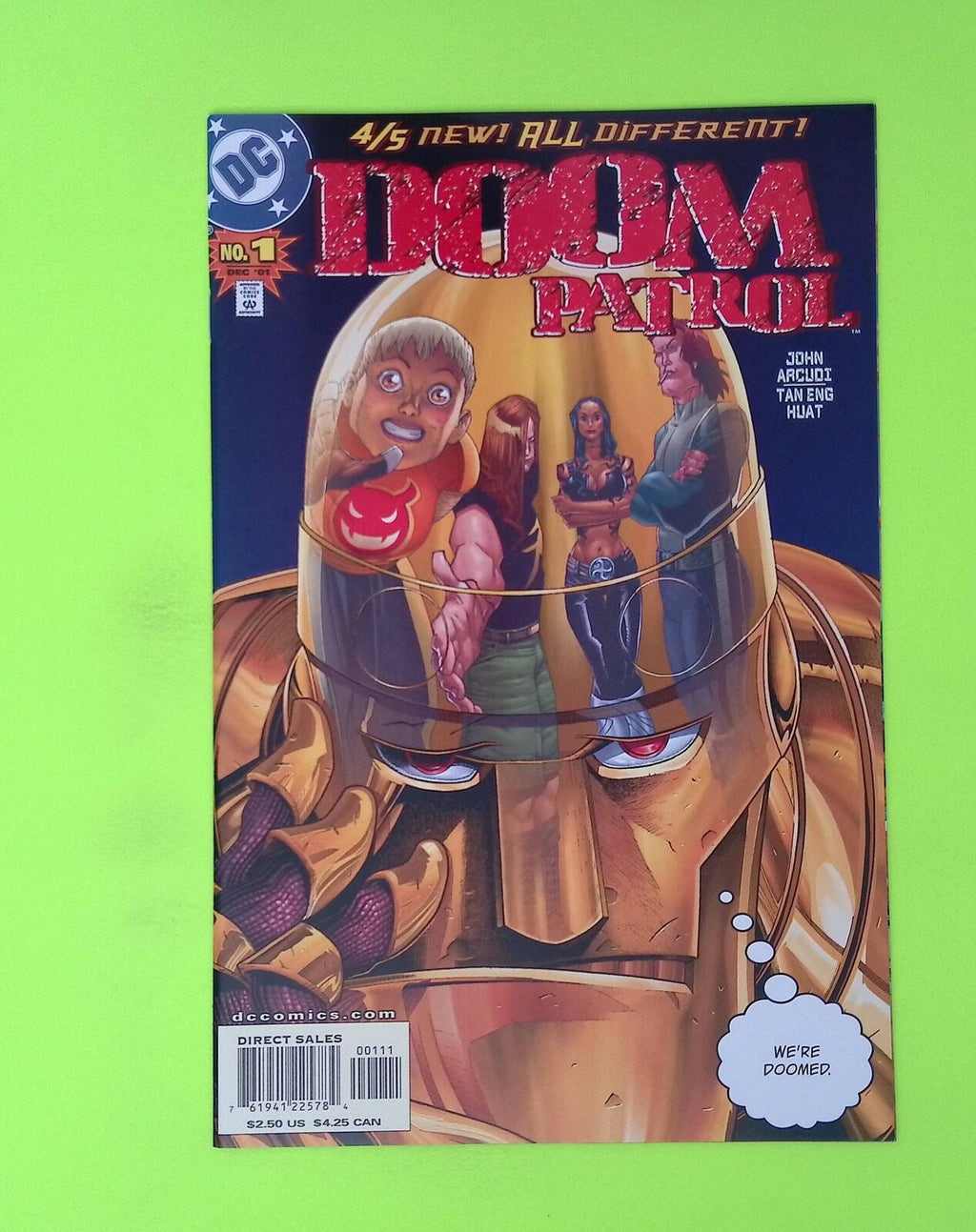 Doom Patrol #1 Vol. 3 2001 DC Comics High Grade Comic Book W160-220