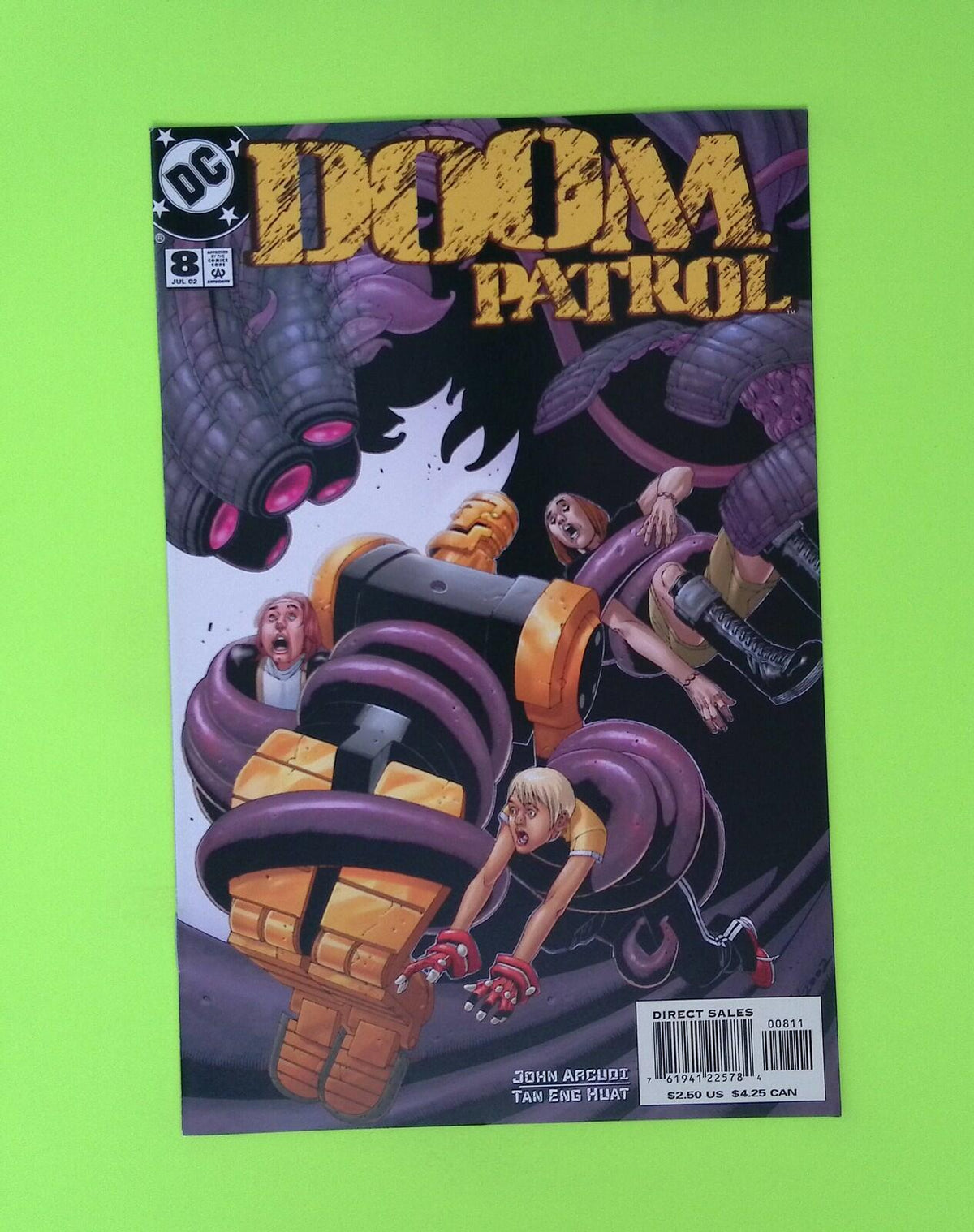 Doom Patrol #8 Vol. 3 DC Comics Higher Grade Comic Book X263-121