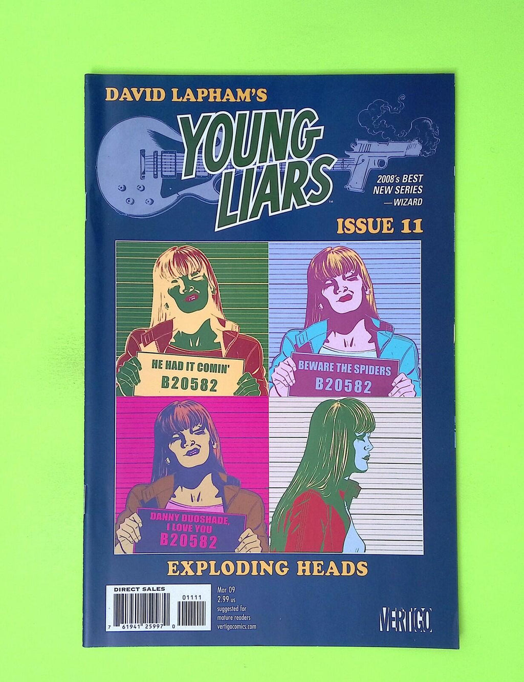 Young Liars #11 2009 Vertigo High Grade Comic Book W268-62