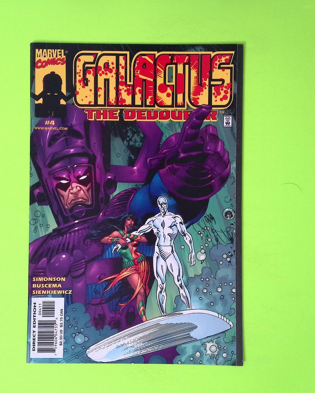 Galactus the Devourer #4 1999 Marvel Comics High Grade Comic Book Q59-200