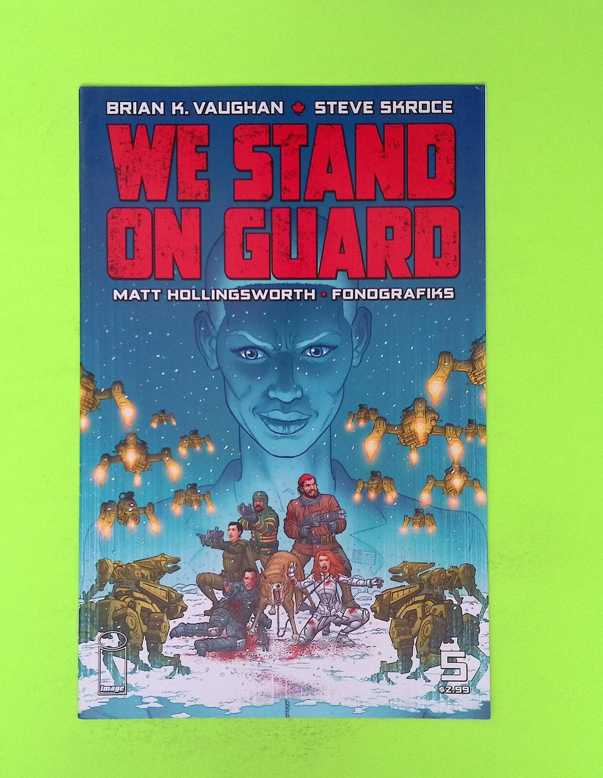 We Stand on Guard #5 2015 Image Comics 8.0 Comic Book X154-282