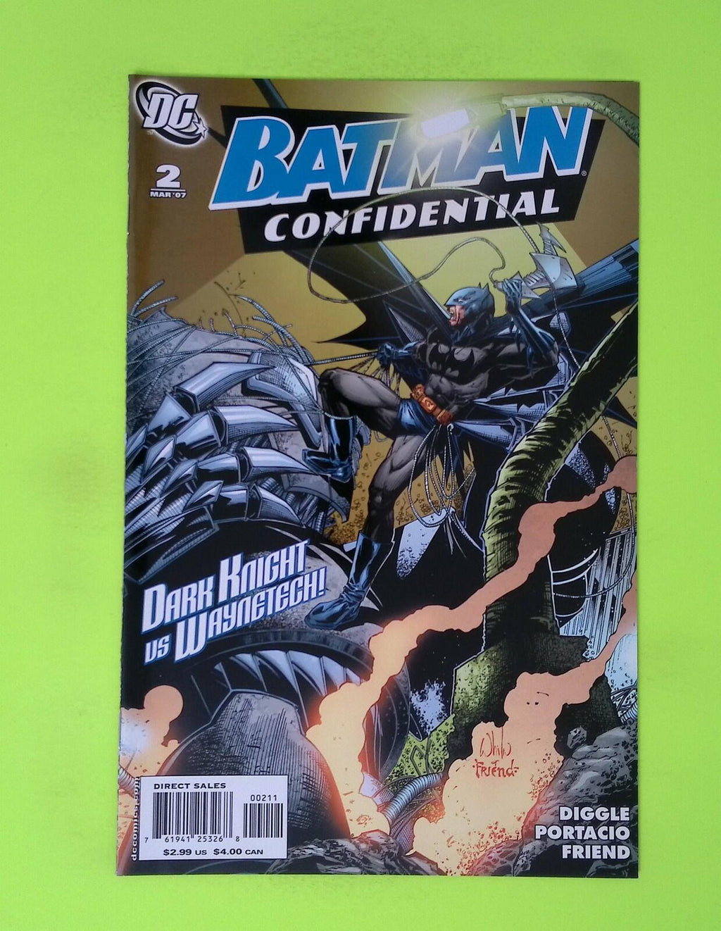 Batman Confidential #2 2007 DC Comics High Grade Comic Book Q8-85