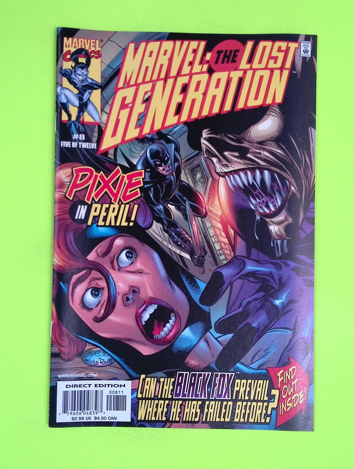 Marvel The Lost Generation #8 2000 Marvel Comics 9.0 Comic Book M14-98