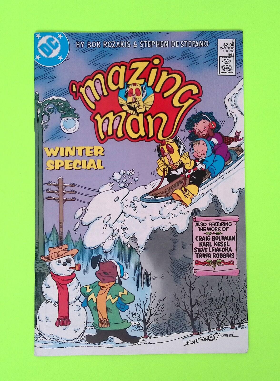 'Mazing Man #2 1988 DC Comics Special 8.0 Comic Book W129-246