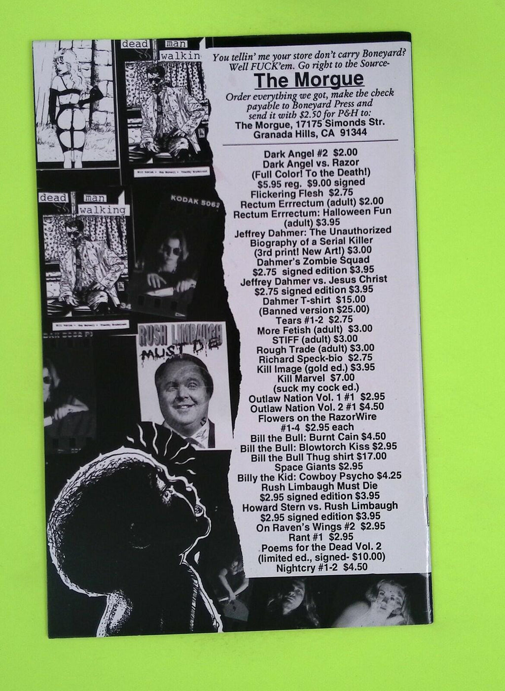 Rant #2 Boneyard Press 8.0 Comic Book G79-6