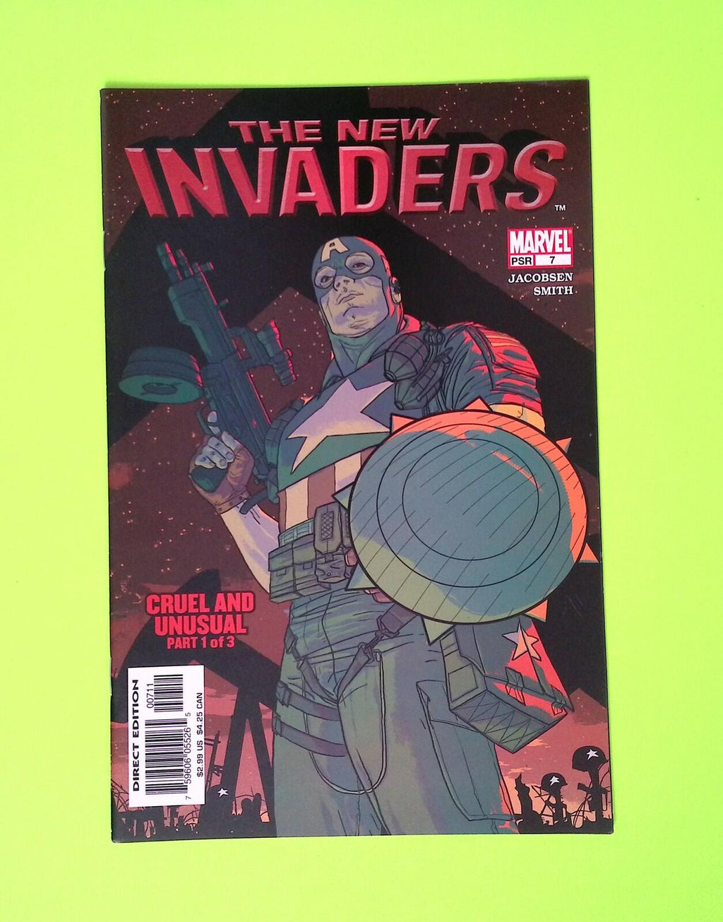 The New Invaders #7 Marvel Comics Higher Grade Comic Book X291-72
