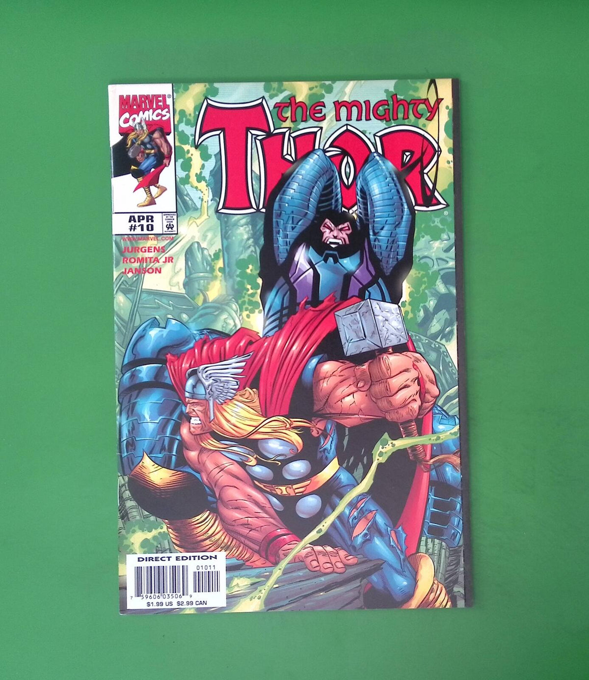 THOR #10 VOL. 2 8.0 MARVEL COMIC BOOK TS95-199
