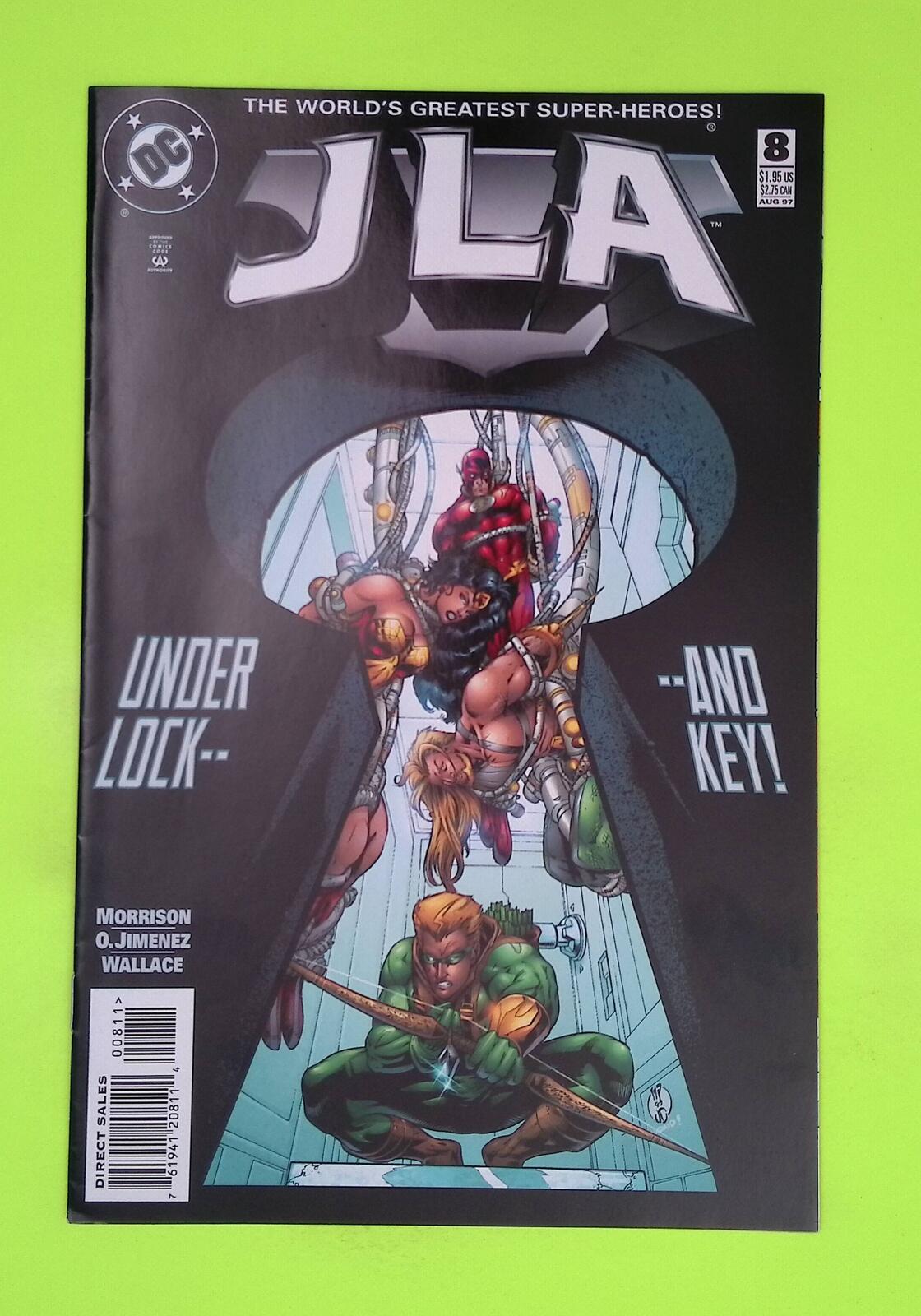 JLA #8 1997 DC Comics Mid Grade Comic Book A22-83