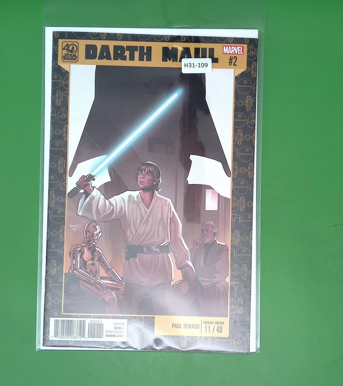 DARTH MAUL #2B VOL. 2 8.0 VARIANT MARVEL COMIC BOOK H31-109