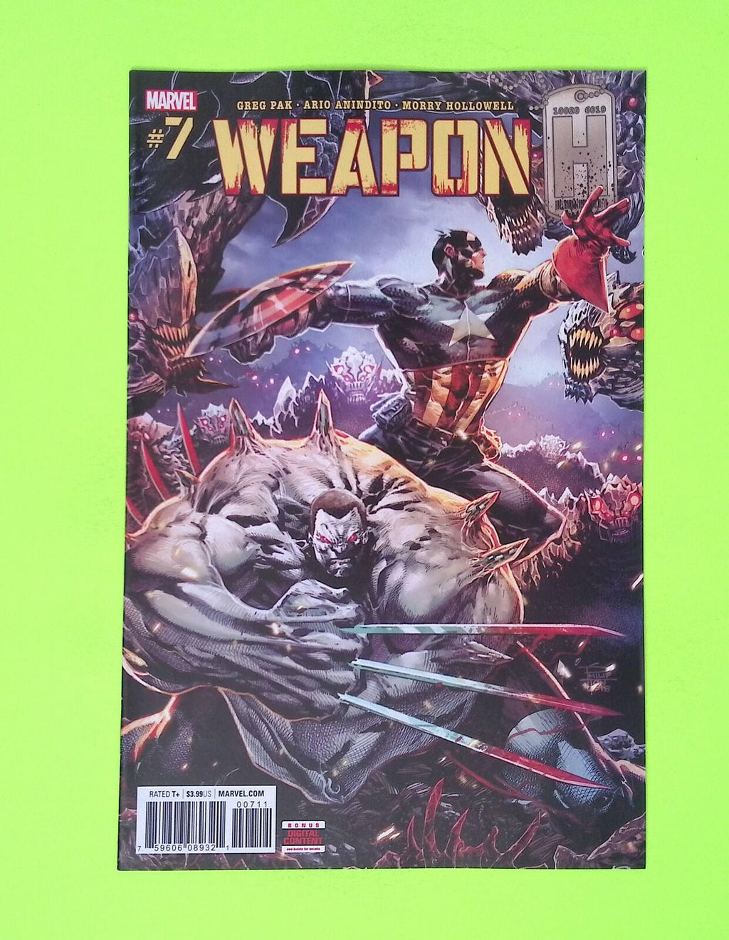Weapon H #7 2018 Marvel Comics Hight Grade Comic Book W142-36