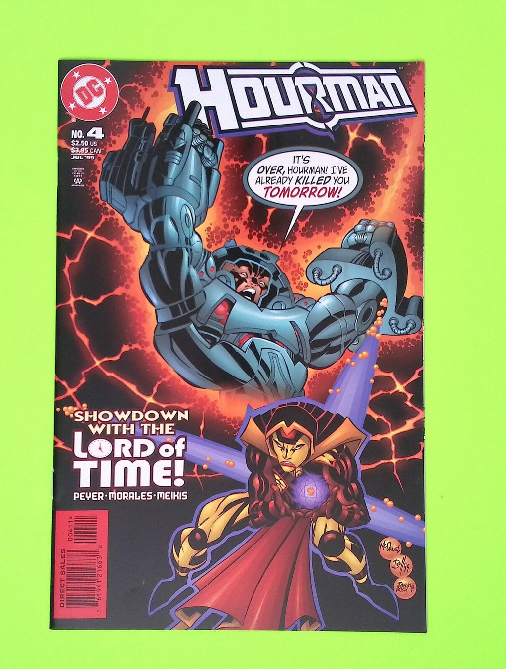 Hourman #4 1999 DC Comics High Grade Comic Book W105-208