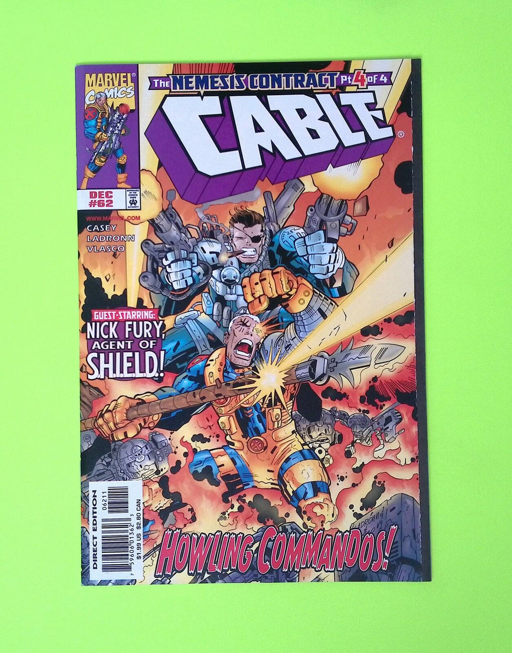Cable #62 Vol. 1 1998 Marvel Comics High Grade Comic Book X288-181