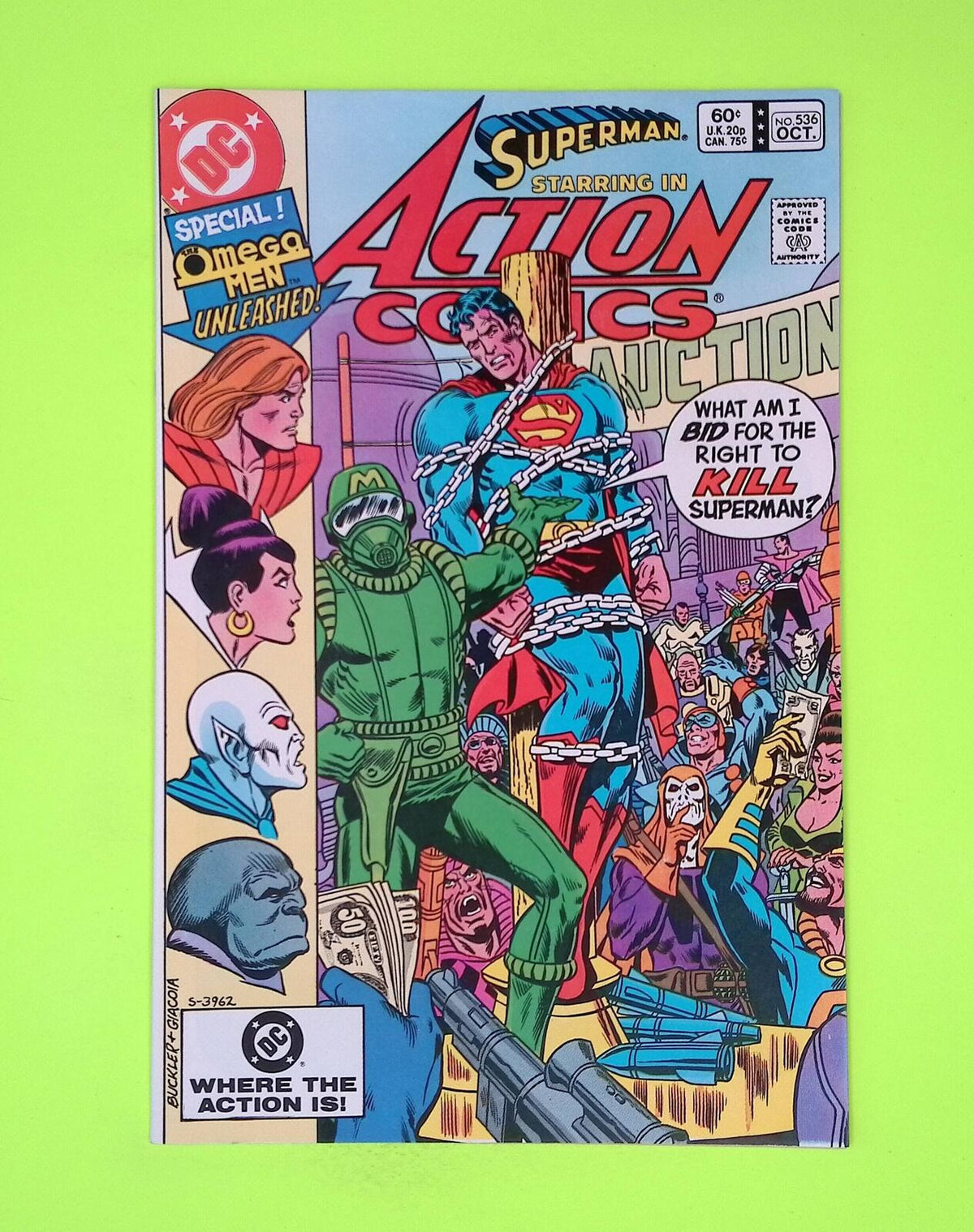 Action Comics #536 Vol. 1 1982 DC Comics 8.0 Comic Book A85-170