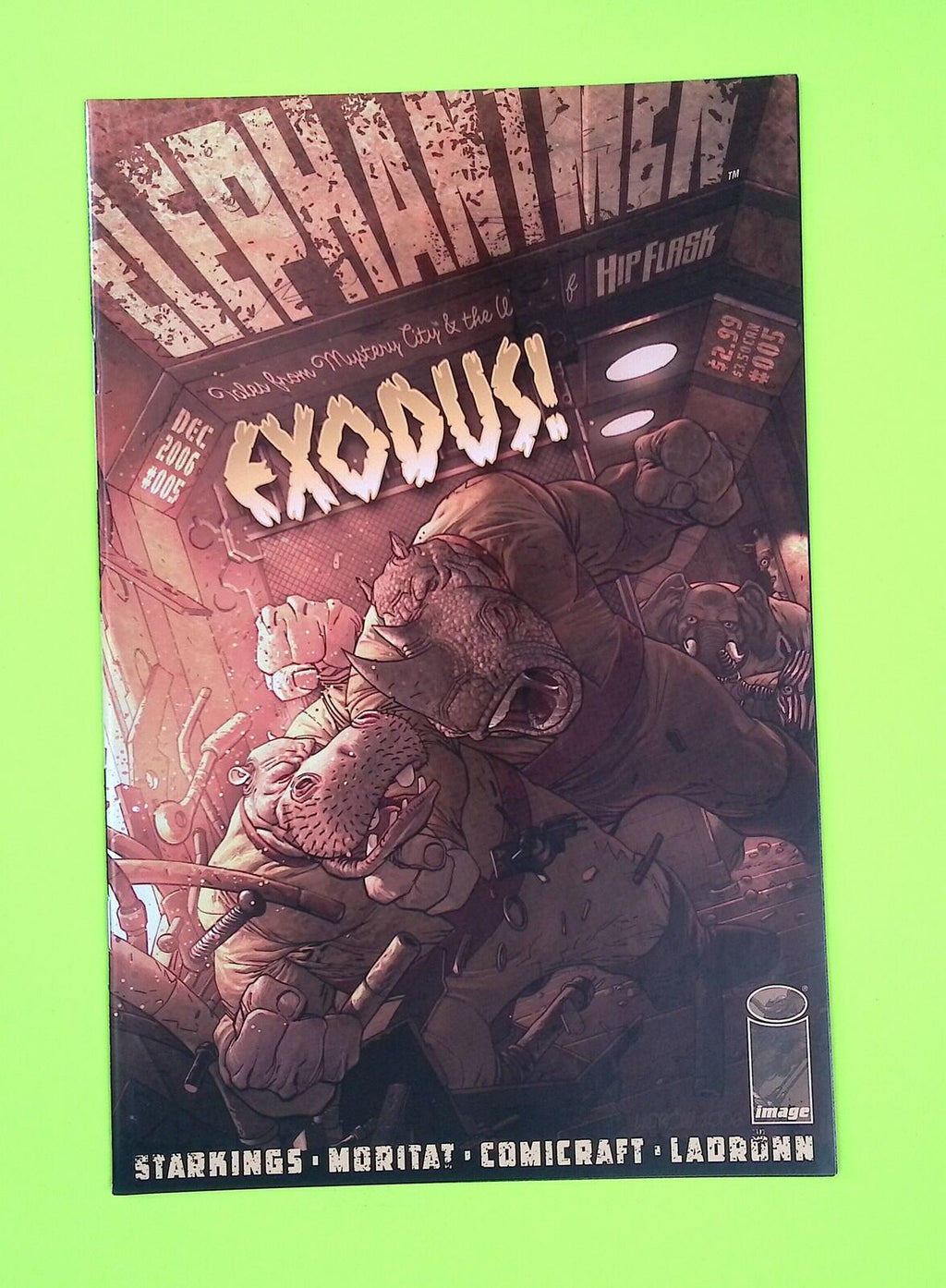 Elephantmen #5b Image Comics Variant High Grade Comic Book J33-225