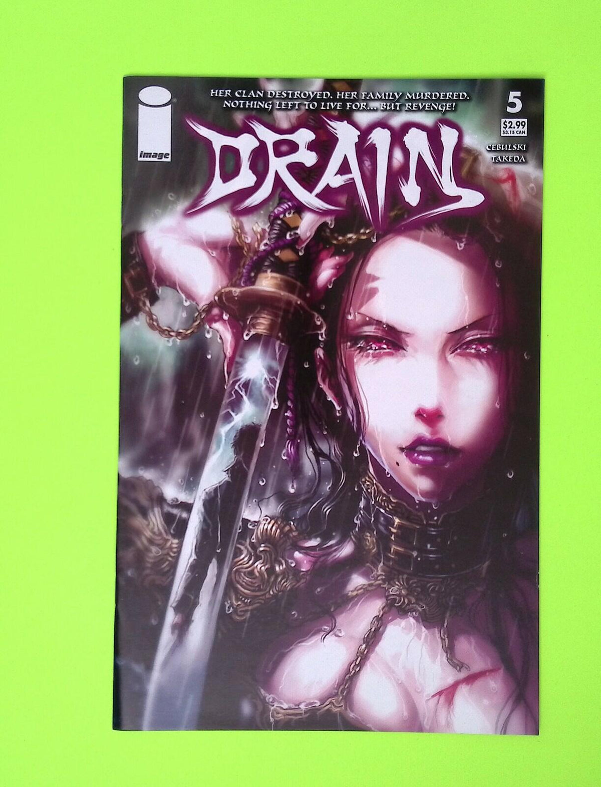 Drain #5 2007 Image Comics High Grade Comic Book W224-216