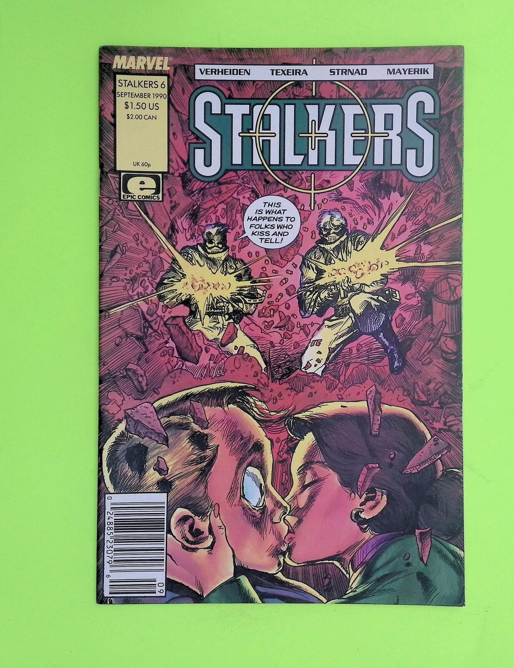 Stalkers #6 1990 Epic Comics Newsstand 8.0 Comic Book V65-218