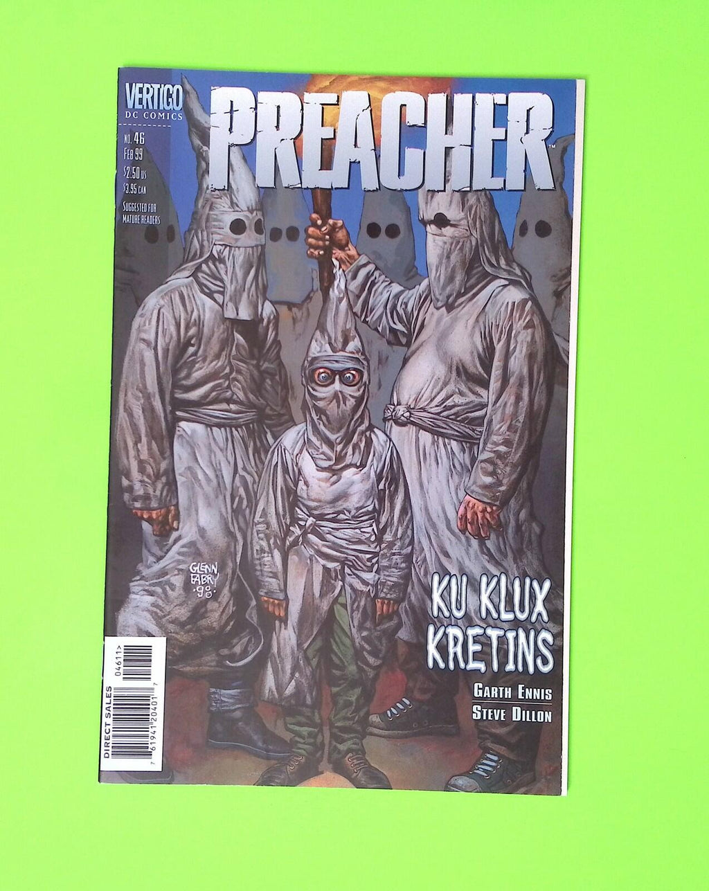 Preacher #46 1999 Vertigo Higher Grade Comic Book B55-169