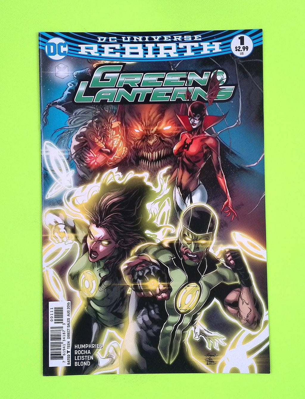 Green Lanterns #1 2016 DC Comics 8.0 Comic Book J19-142